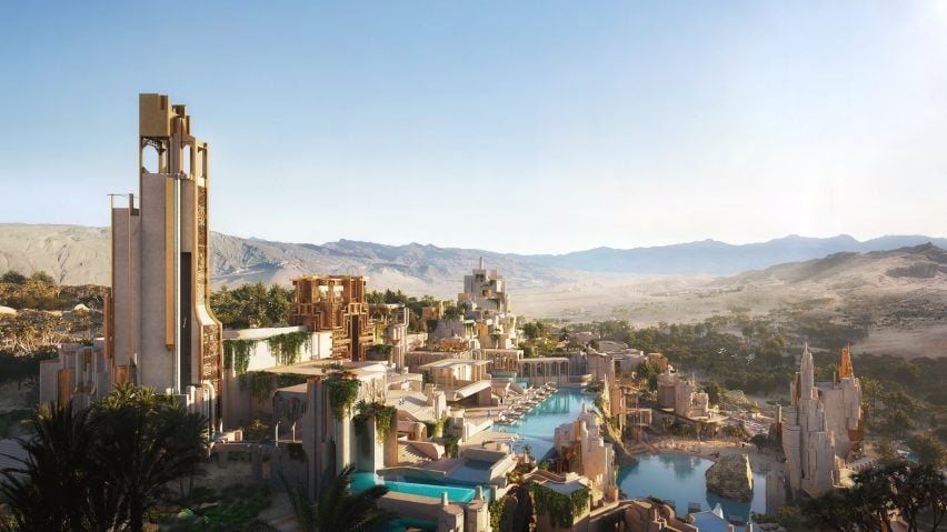 Spa Neom por Mark Foster Gage Architects