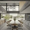 © Brock Beazley Casa Sjøhavn / Lightbody Architects - Fotografía de interiores, comedor, mesa, silla, viga, ventanas