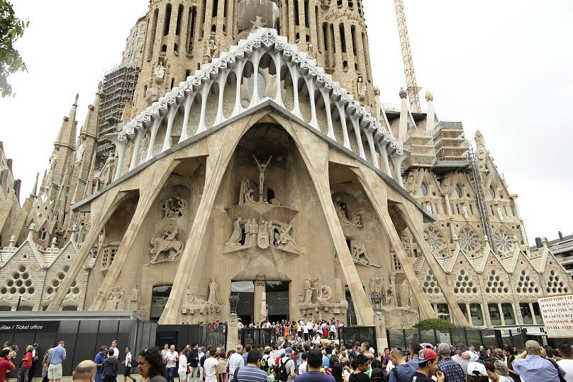 Basílica de la Sagrada Familia en Barcelona