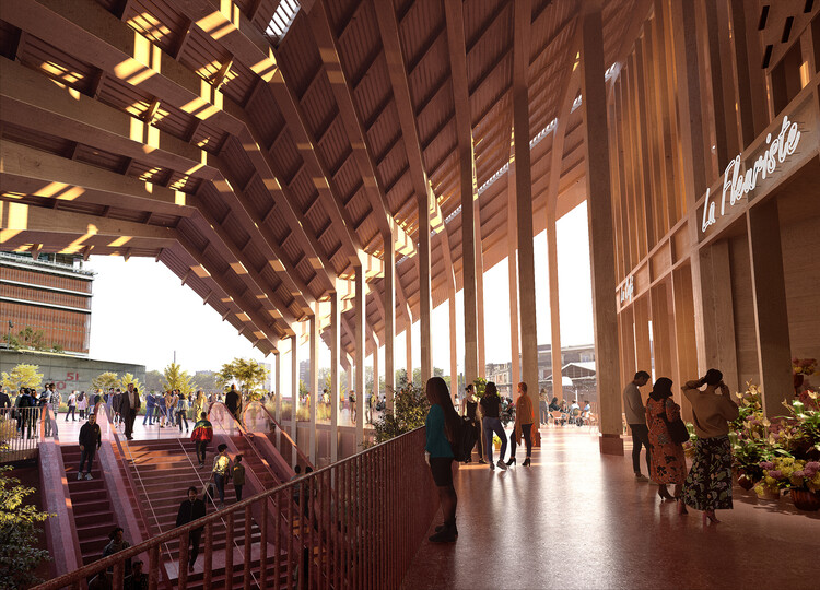 BIG y A+ Architects revelan el diseño del Centro Francés de Transporte Masivo de Madera - Imagen 17/17