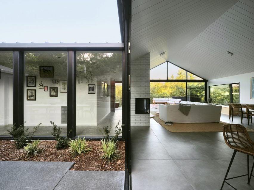Espacio habitable de la casa patio