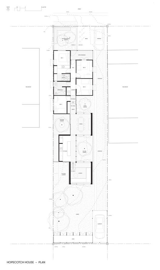Casa Rayuela / JOHN ELLWAY.  ARQUITECTO - 17/15.  imagen