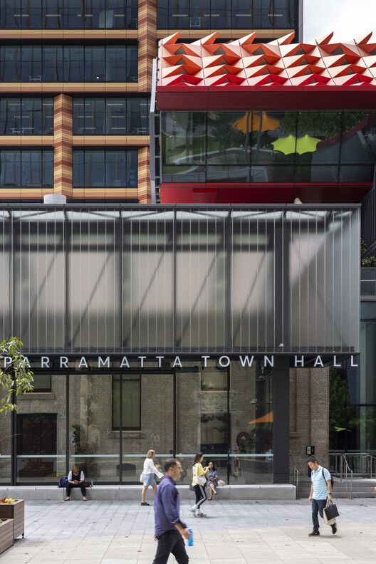 Ayuntamiento de Parramatta / DesignInc + Lacoste + Stevenson Architects + Manuelle Gautrand Architecture + TKD Architects - Foto exterior, fachada