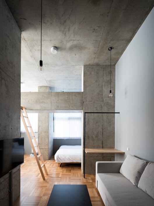 PRISM Inn Ogu Hotel / Hiroyuki Ito Architects - Fotografía interior, dormitorio