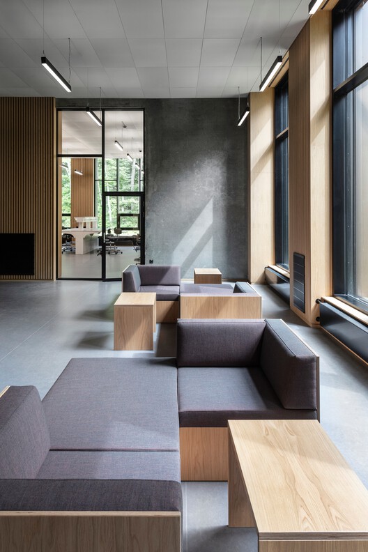 Centro de investigación B357 / Christensen & Co.  Arquitectos - Fotografía de interiores, salón, ventanas.