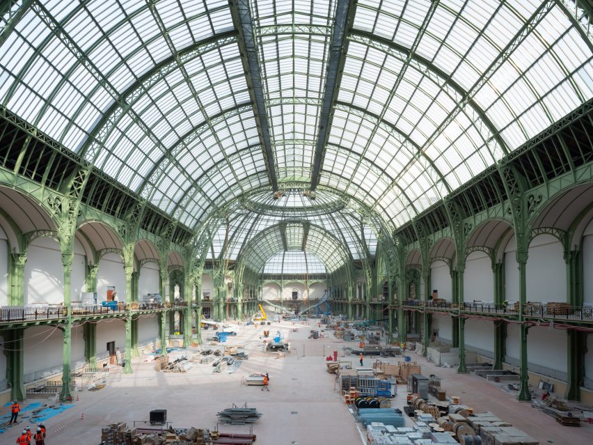 El interior del Grand Palais en renovación por Chatillon Architects