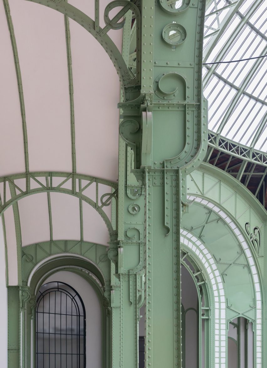 Los balcones del Grand Palais de París