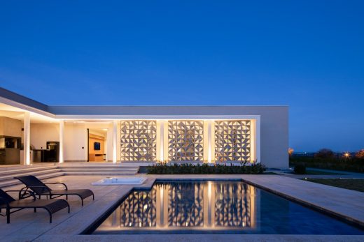 Casa Jaguariúna en forma de L São Paulo Brasil