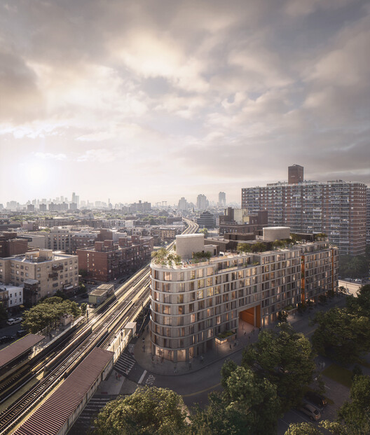 ODA revela diseño para desarrollo residencial contextual en Brooklyn, Nueva York - Imagen 1 de 5