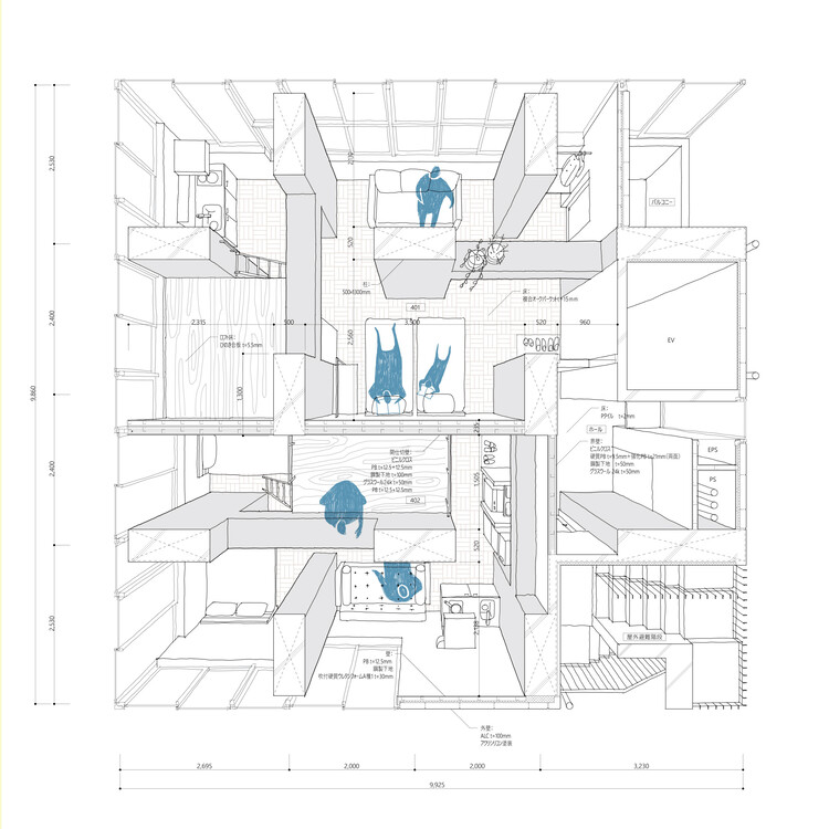 PRISM Inn Ogu Hotel / Hiroyuki Ito Architects - Imagen 13/14