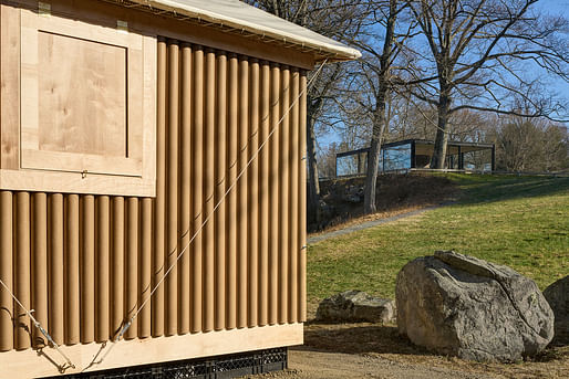 Relacionado con Archinect: Shigeru Ban: Paper Log House abre en The Glass House con el apoyo de los estudiantes de arquitectura de Cooper Union.  Crédito de la imagen: Michael Biondo.