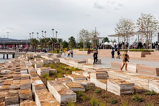 En la foto: proyecto de Sasaki Wilmington Waterfront Promenade en Los Ángeles.  Crédito de la imagen: Barrett Doherty.