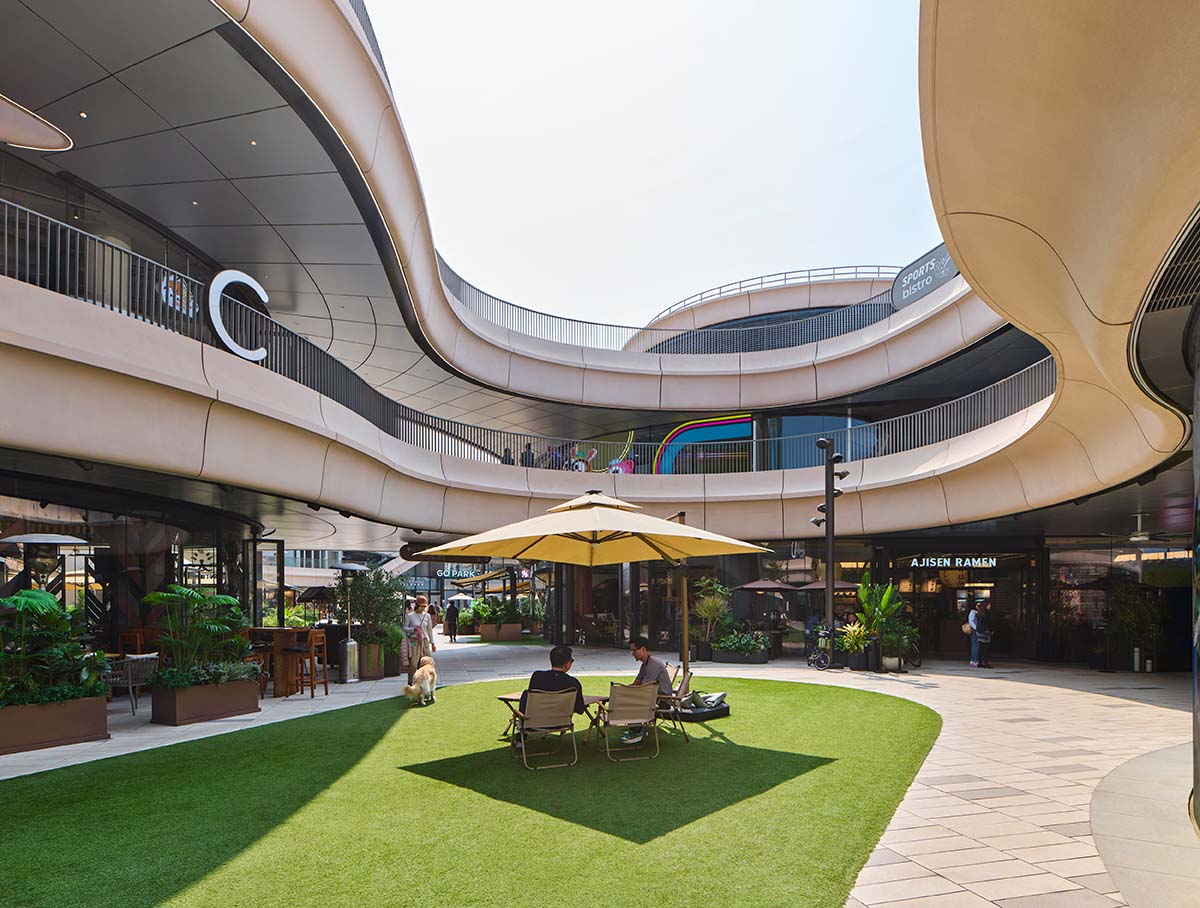 Los arquitectos Zaha Hadid forman un nuevo deporte comunitario y ocio en Hong Kong 