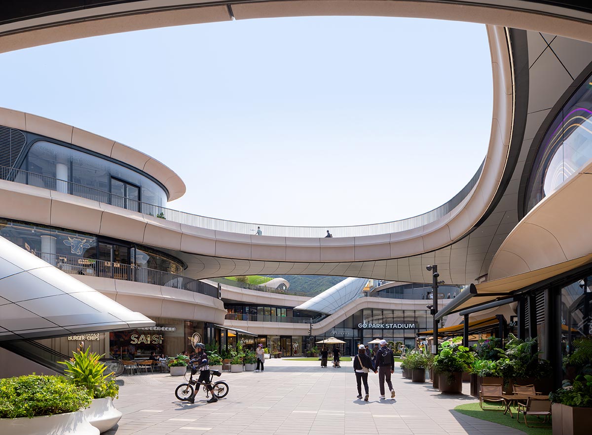 Los arquitectos Zaha Hadid forman un nuevo deporte comunitario y ocio en Hong Kong 
