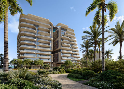 Renderizando el desarrollo de Delmore Delmore. Amabilidad de Damac. 