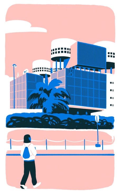 Ilustración de la arquitectura modernista en Lomé