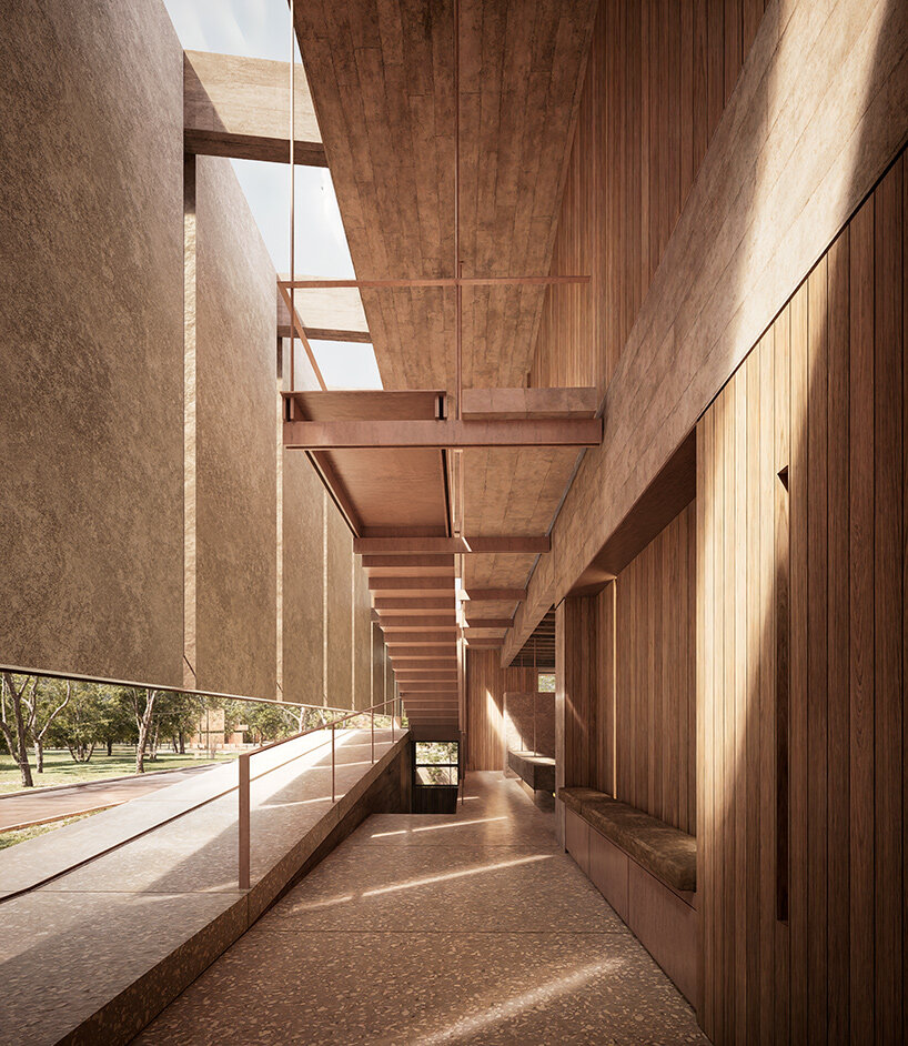 Grizzo Studio tiene una forma de Casa Vima con tonos de terracota y cambios en Argentina