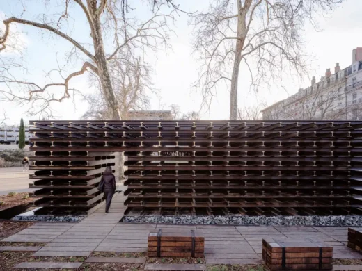 Rails de memoria Lyon Francia