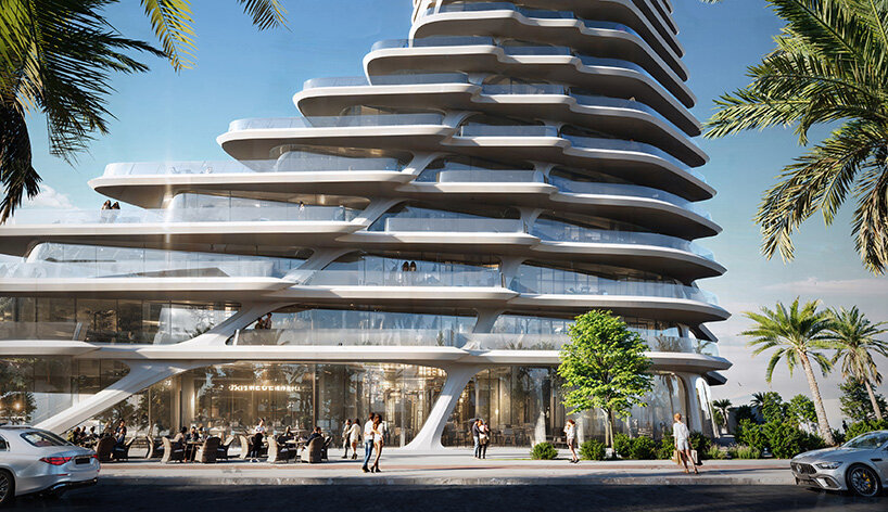 Zaha Hadid Architects '21 Floor Towers usa una propuesta de regeneración del vecindario en Málaga