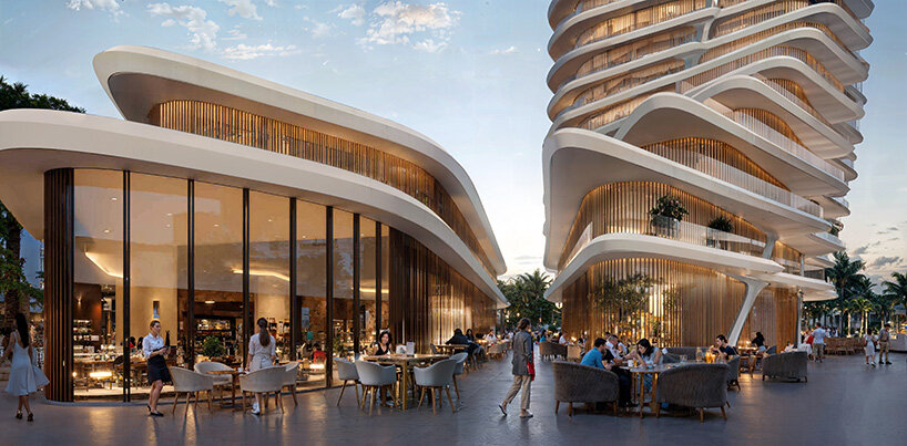 Zaha Hadid Architects '21 Floor Towers usa una propuesta de regeneración del vecindario en Málaga