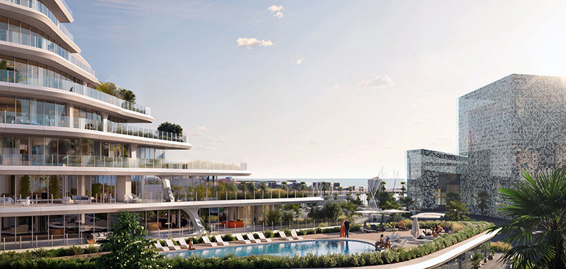 Zaha Hadid Architects '21 Floor Towers usa una propuesta de regeneración del vecindario en Málaga