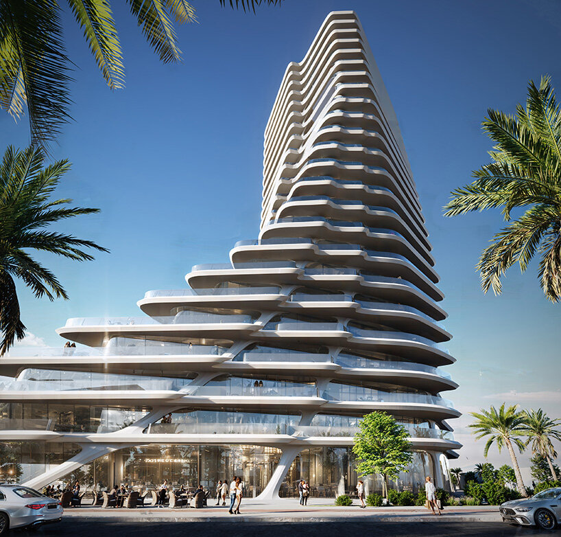 Zaha Hadid Architects '21 Floor Towers usa una propuesta de regeneración del vecindario en Málaga