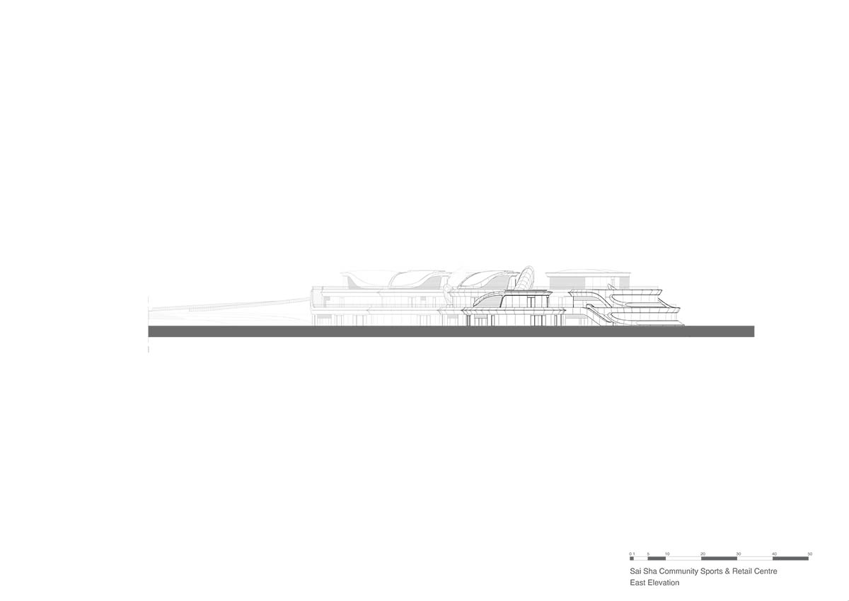 Los arquitectos Zaha Hadid forman un nuevo deporte comunitario y ocio en Hong Kong 