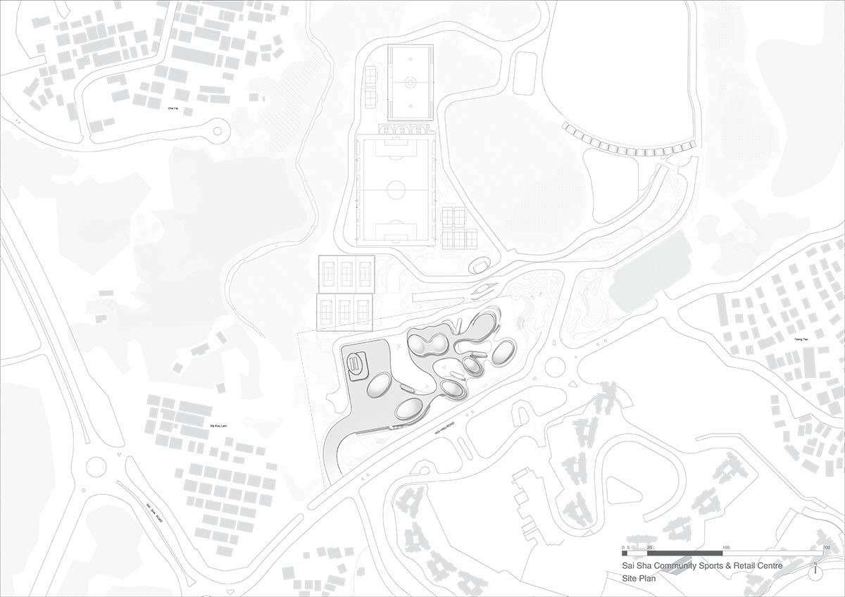 Los arquitectos Zaha Hadid forman un nuevo deporte comunitario y ocio en Hong Kong 