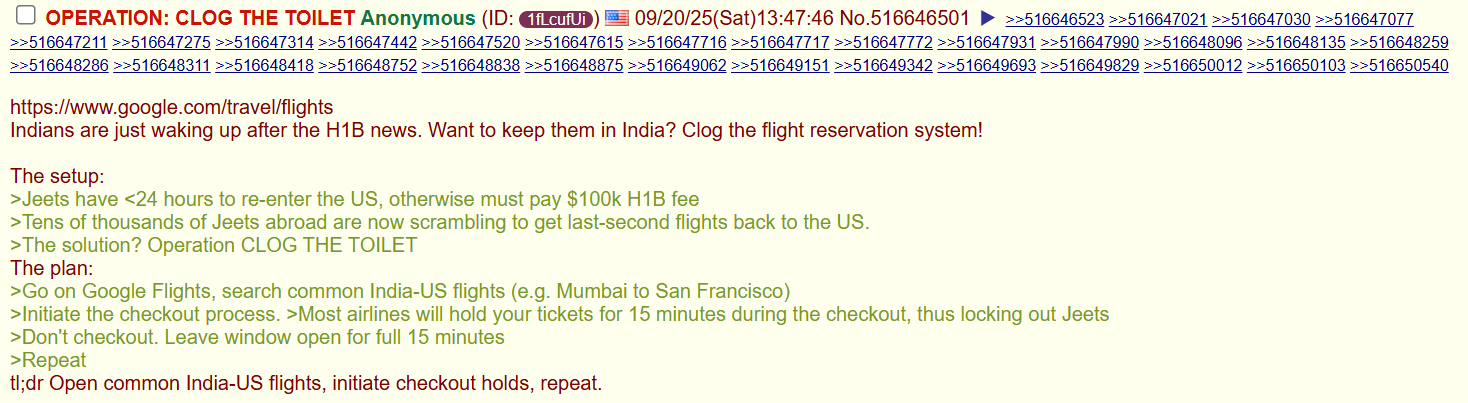 4chan Post del 4chan (4chan)