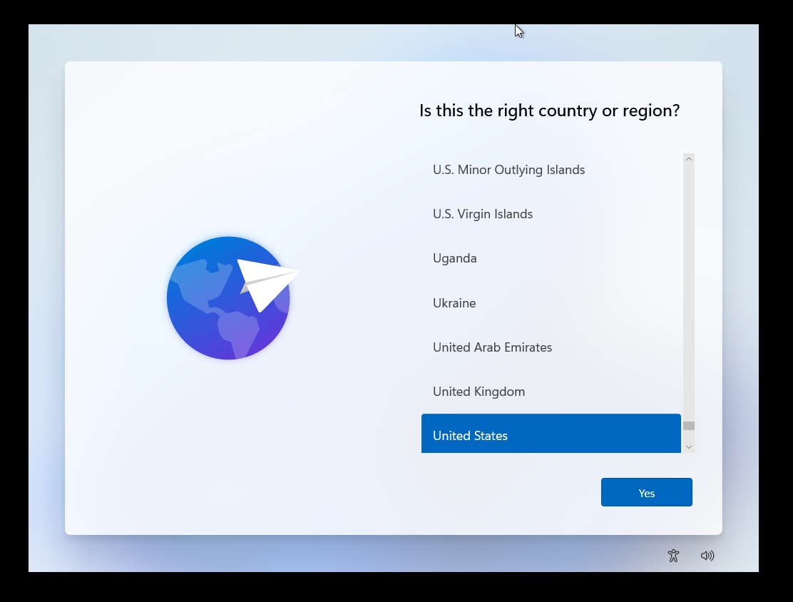 Seleccionar la región en Windows 11