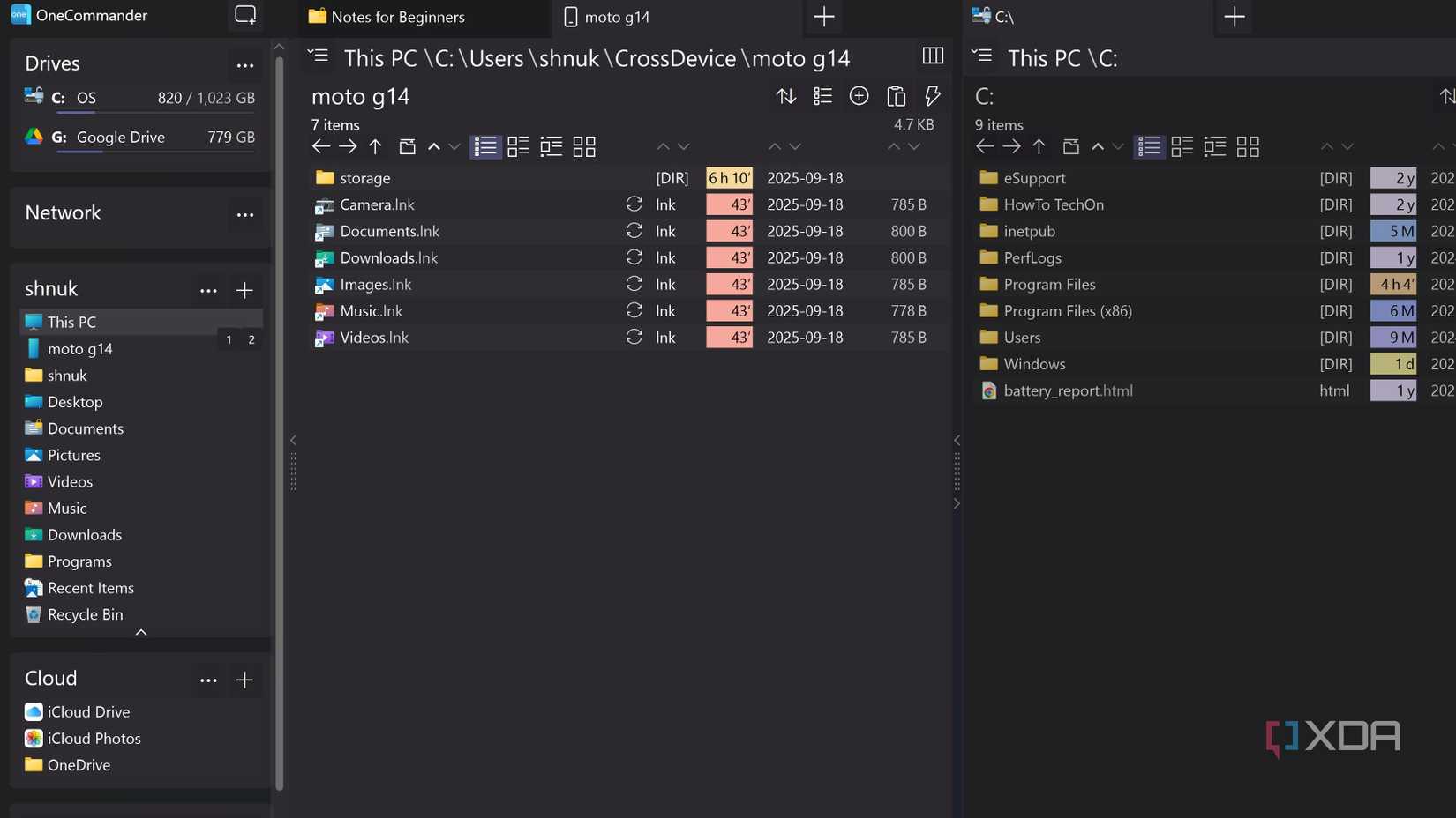 Onecomman Windows Explorer Vista previa y archivos