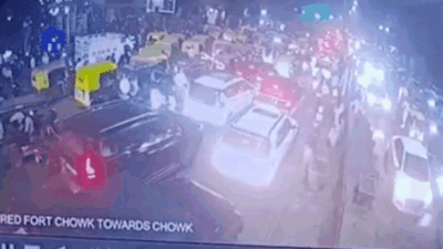 (Grabación de pantalla CCTV) De Londres a Bruselas y Manchester: la 'Madre de Satán' emerge en la investigación del Fuerte Rojo de Delhi