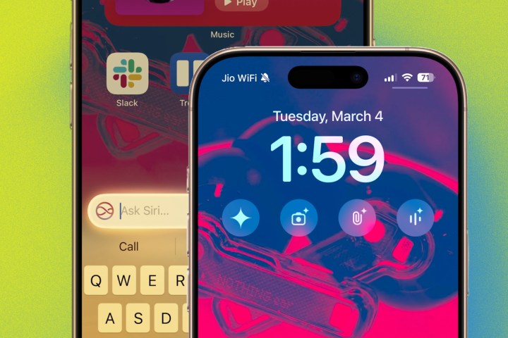 Siri en segundo plano y widgets de Gemini en la pantalla de bloqueo.