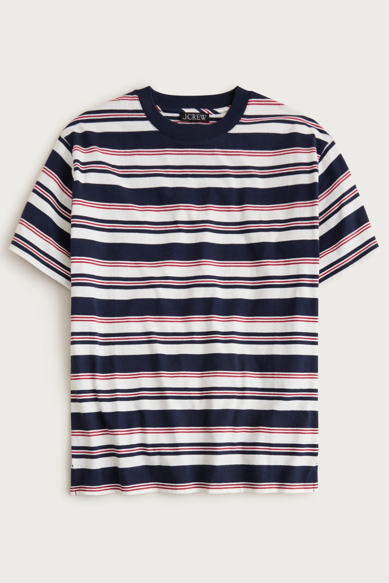 Camisa oversize de punto Boyfriend con rayas
