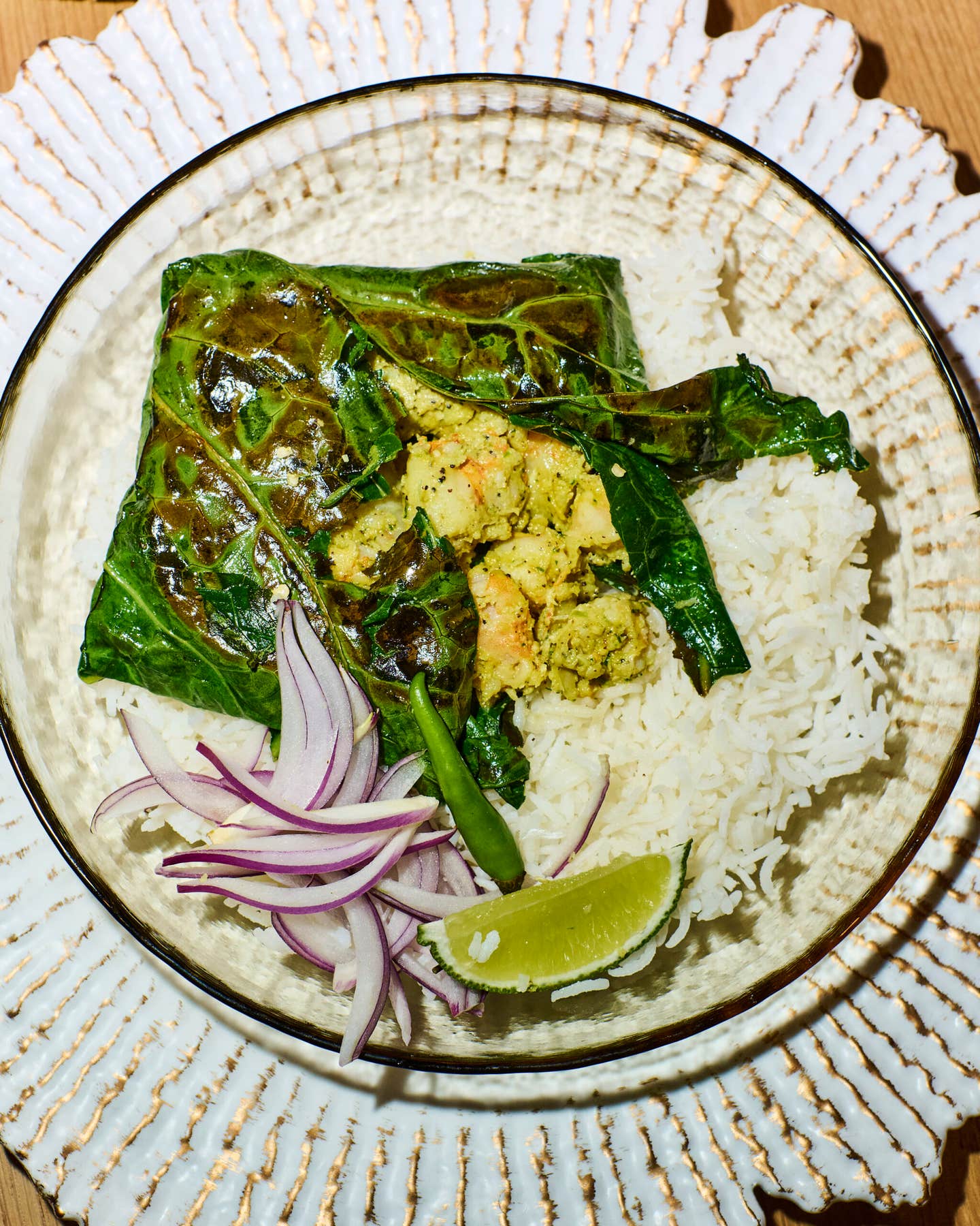 Paturi De Camarones De Cuello