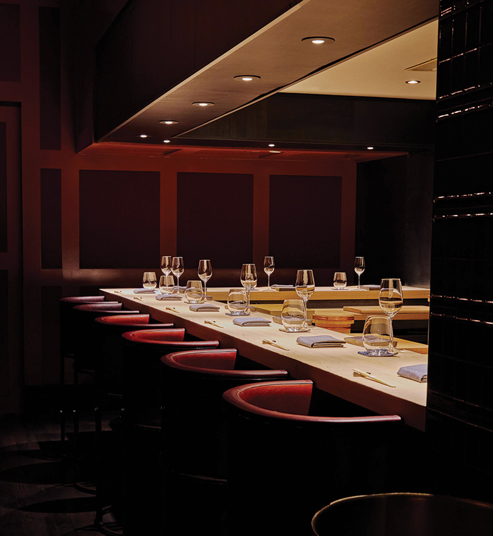 Dentro del comedor de Mujō